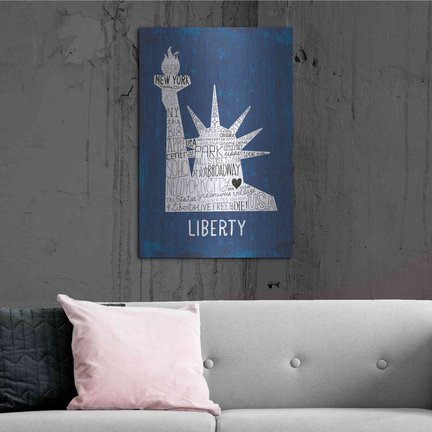 Luxe Metal Art 'Iconic NYC II' by Michael Mullan, Metal Wall Art,24x36