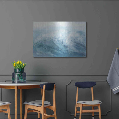 Luxe Metal Art 'Waves I' by Chris Paschke, Metal Wall Art,36x24