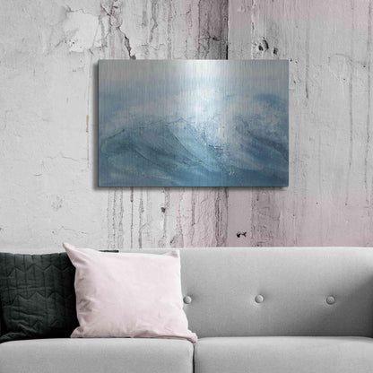 Luxe Metal Art 'Waves I' by Chris Paschke, Metal Wall Art,36x24