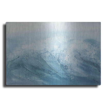 Luxe Metal Art 'Waves I' by Chris Paschke, Metal Wall Art