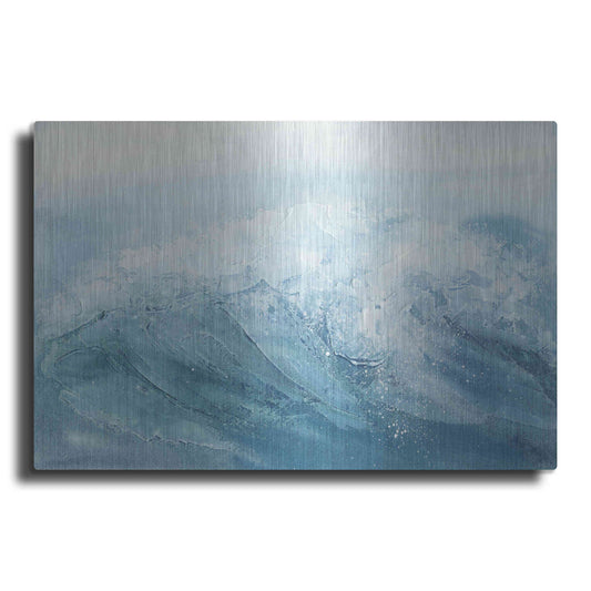 Luxe Metal Art 'Waves I' by Chris Paschke, Metal Wall Art