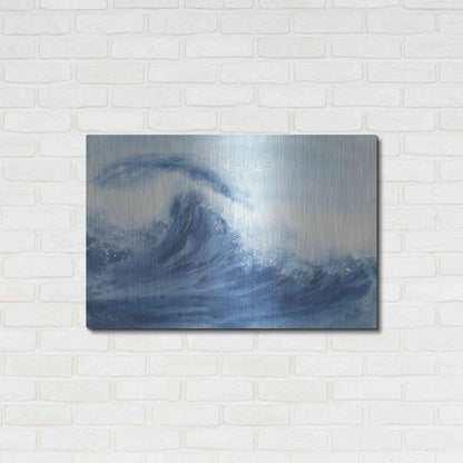Luxe Metal Art 'Waves II' by Chris Paschke, Metal Wall Art,36x24