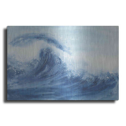 Luxe Metal Art 'Waves II' by Chris Paschke, Metal Wall Art