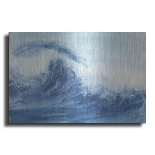 Luxe Metal Art 'Waves II' by Chris Paschke, Metal Wall Art