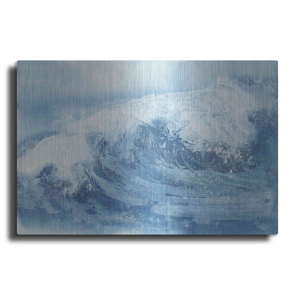 Luxe Metal Art 'Waves IV' by Chris Paschke, Metal Wall Art