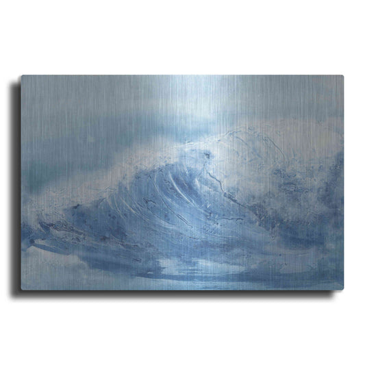 Luxe Metal Art 'In the Blue III' by Chris Paschke, Metal Wall Art