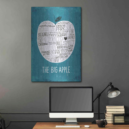 Luxe Metal Art 'Iconic NYC I' by Michael Mullan, Metal Wall Art,24x36