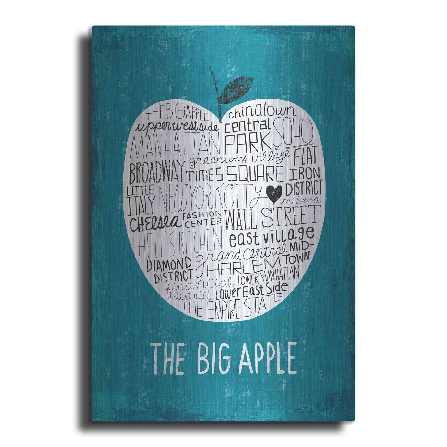 Luxe Metal Art 'Iconic NYC I' by Michael Mullan, Metal Wall Art