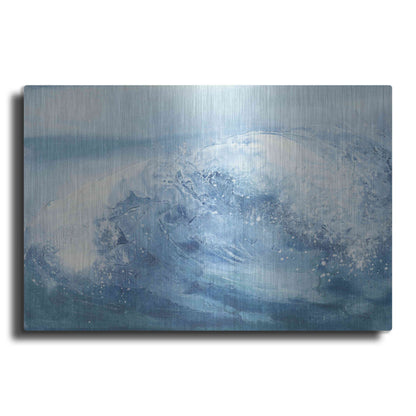 Luxe Metal Art 'In the Blue IV' by Chris Paschke, Metal Wall Art