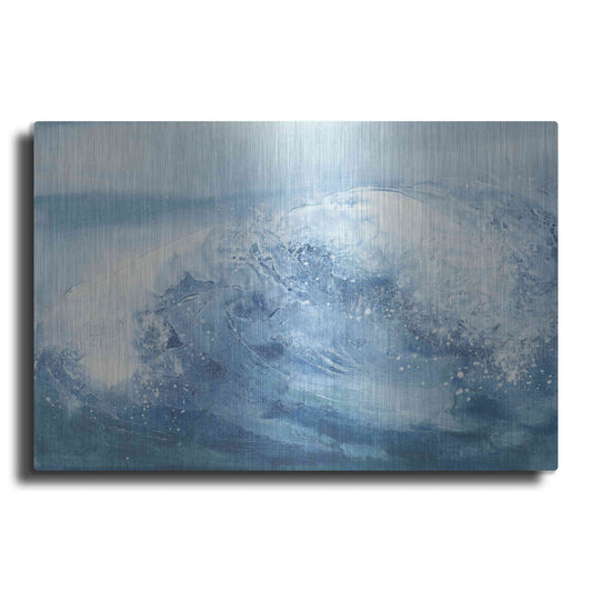 Luxe Metal Art 'In the Blue IV' by Chris Paschke, Metal Wall Art