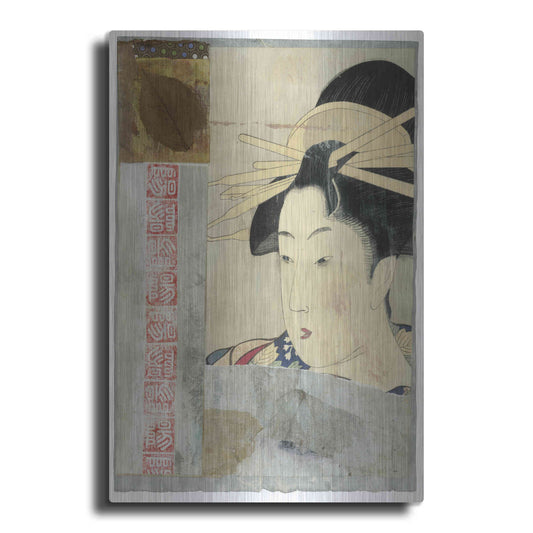 Luxe Metal Art 'Geisha' by Elena Ray, Metal Wall Art