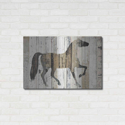 Luxe Metal Art 'Dark Horse' by Michael Mullan, Metal Wall Art,36x24