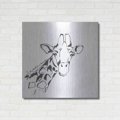 Luxe Metal Art 'African Animals I' by Chris Paschke, Metal Wall Art,36x36