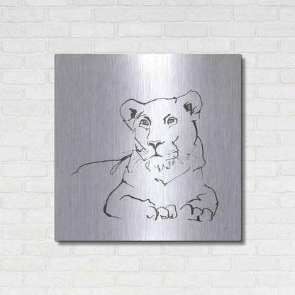 Luxe Metal Art 'African Animals II' by Chris Paschke, Metal Wall Art,36x36