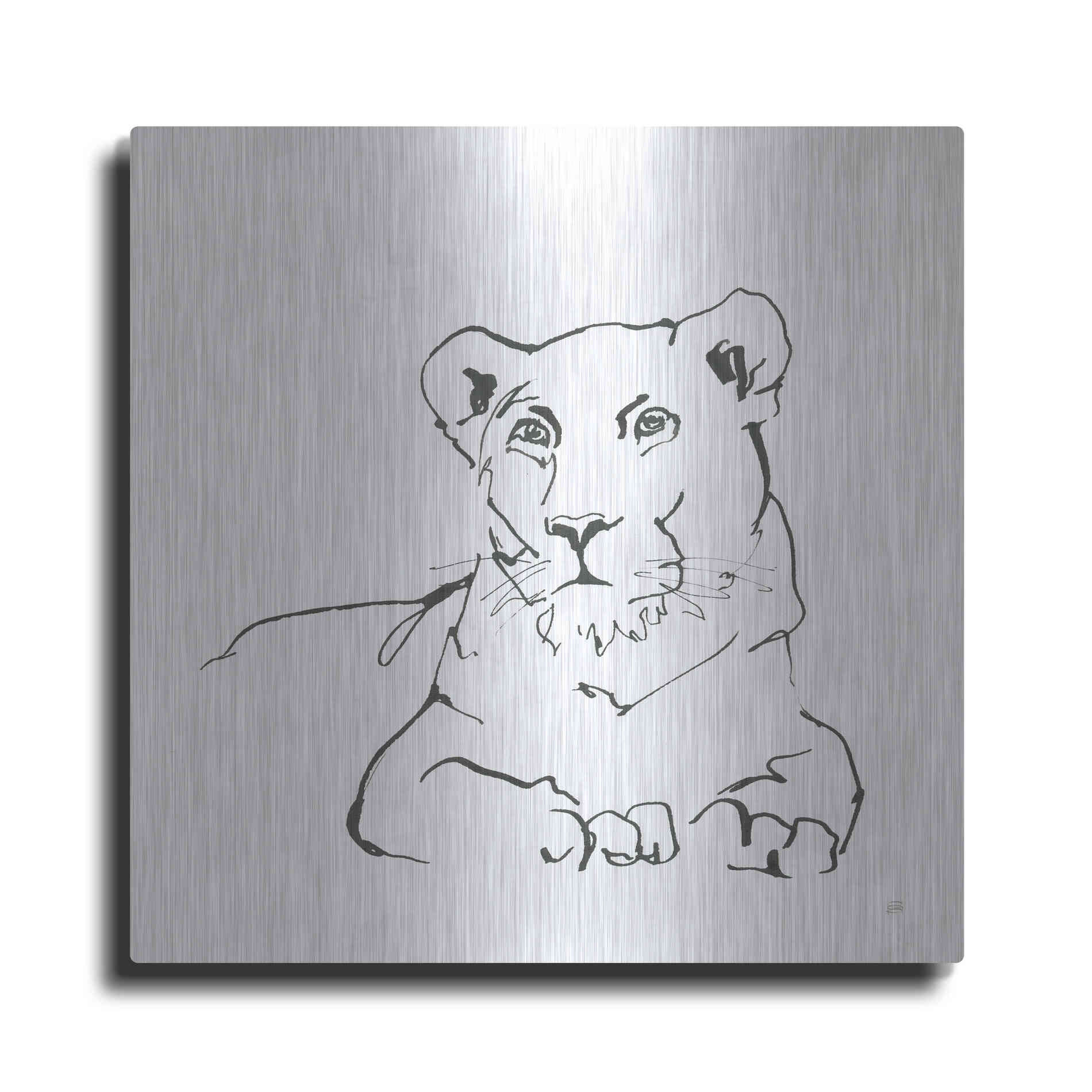 Luxe Metal Art 'African Animals II' by Chris Paschke, Metal Wall Art