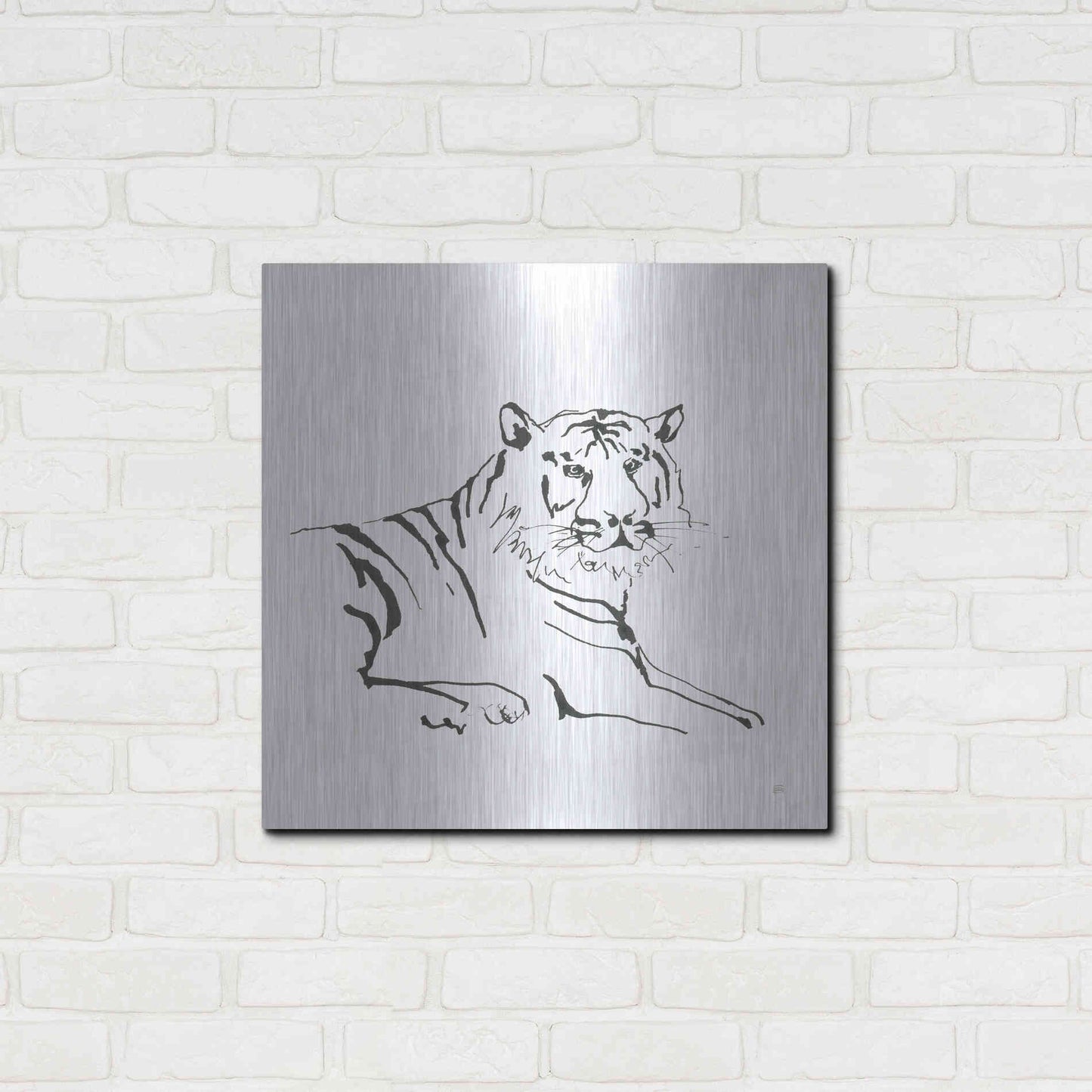 Luxe Metal Art 'African Animals III' by Chris Paschke, Metal Wall Art,24x24