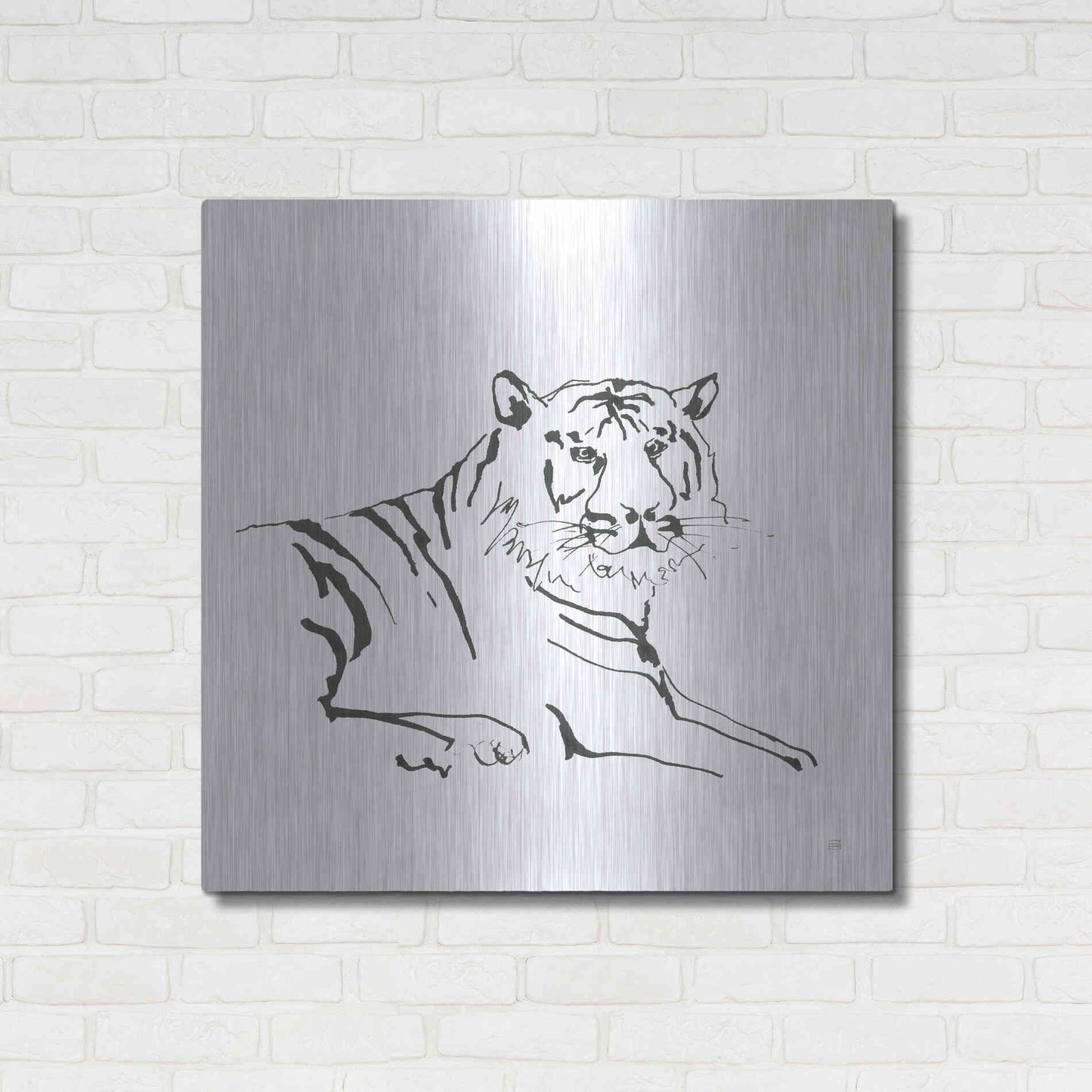 Luxe Metal Art 'African Animals III' by Chris Paschke, Metal Wall Art,36x36