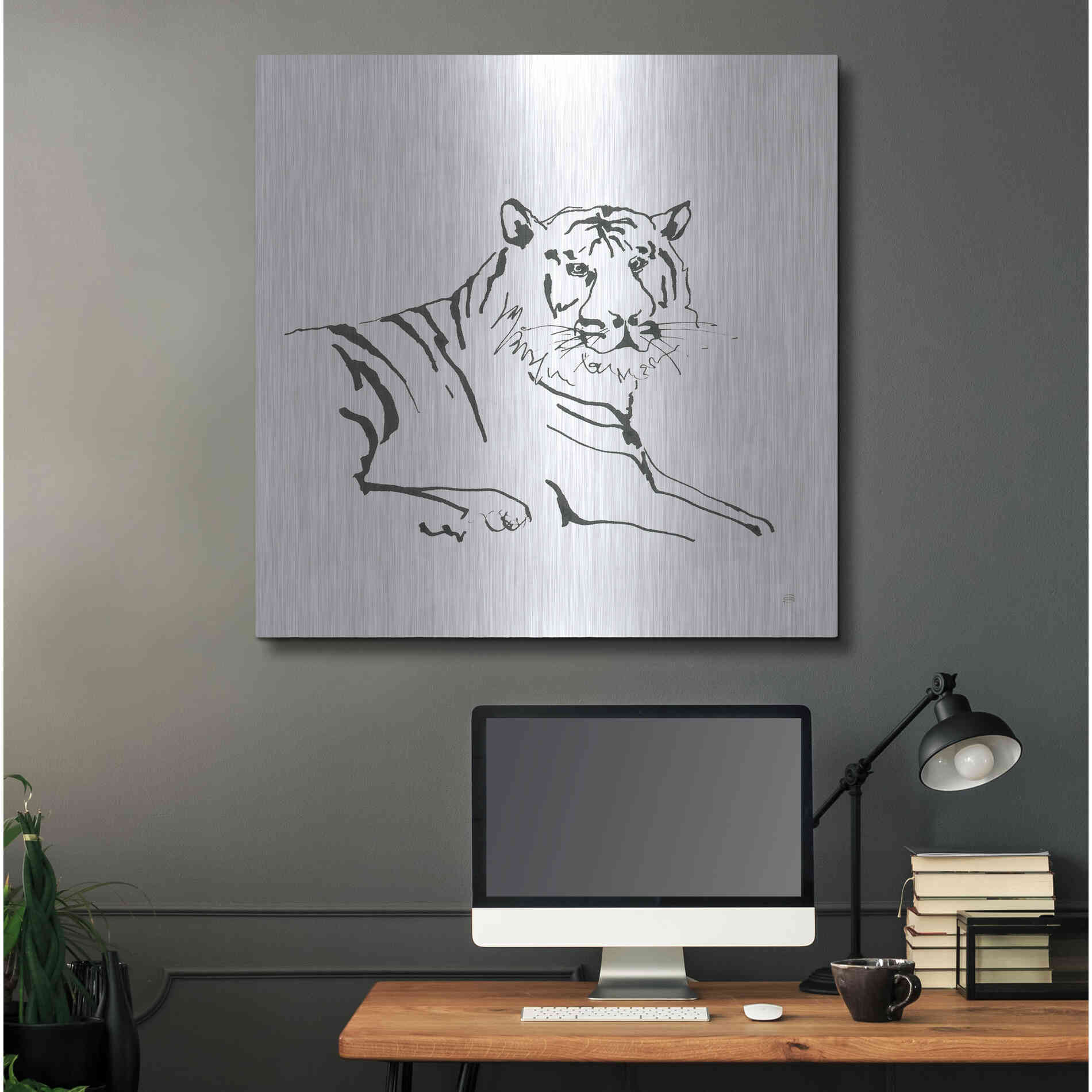 Luxe Metal Art 'African Animals III' by Chris Paschke, Metal Wall Art,36x36