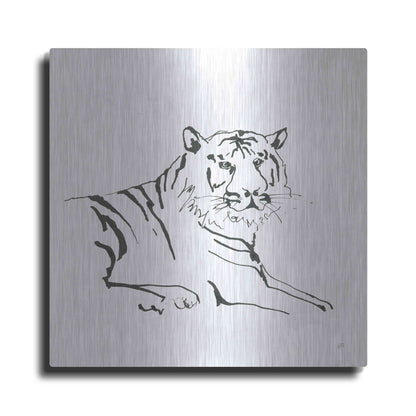 Luxe Metal Art 'African Animals III' by Chris Paschke, Metal Wall Art