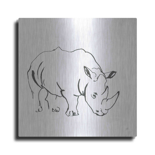 Luxe Metal Art 'African Animals V' by Chris Paschke, Metal Wall Art