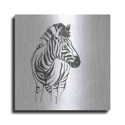 Luxe Metal Art 'African Animals VIII' by Chris Paschke, Metal Wall Art