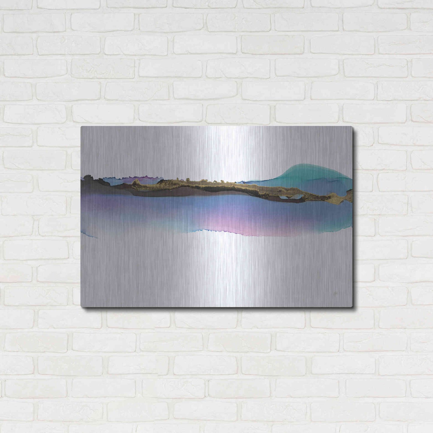 Luxe Metal Art 'Island' by Chris Paschke, Metal Wall Art,36x24