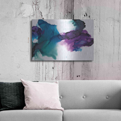 Luxe Metal Art 'Gemstone' by Chris Paschke, Metal Wall Art,36x24