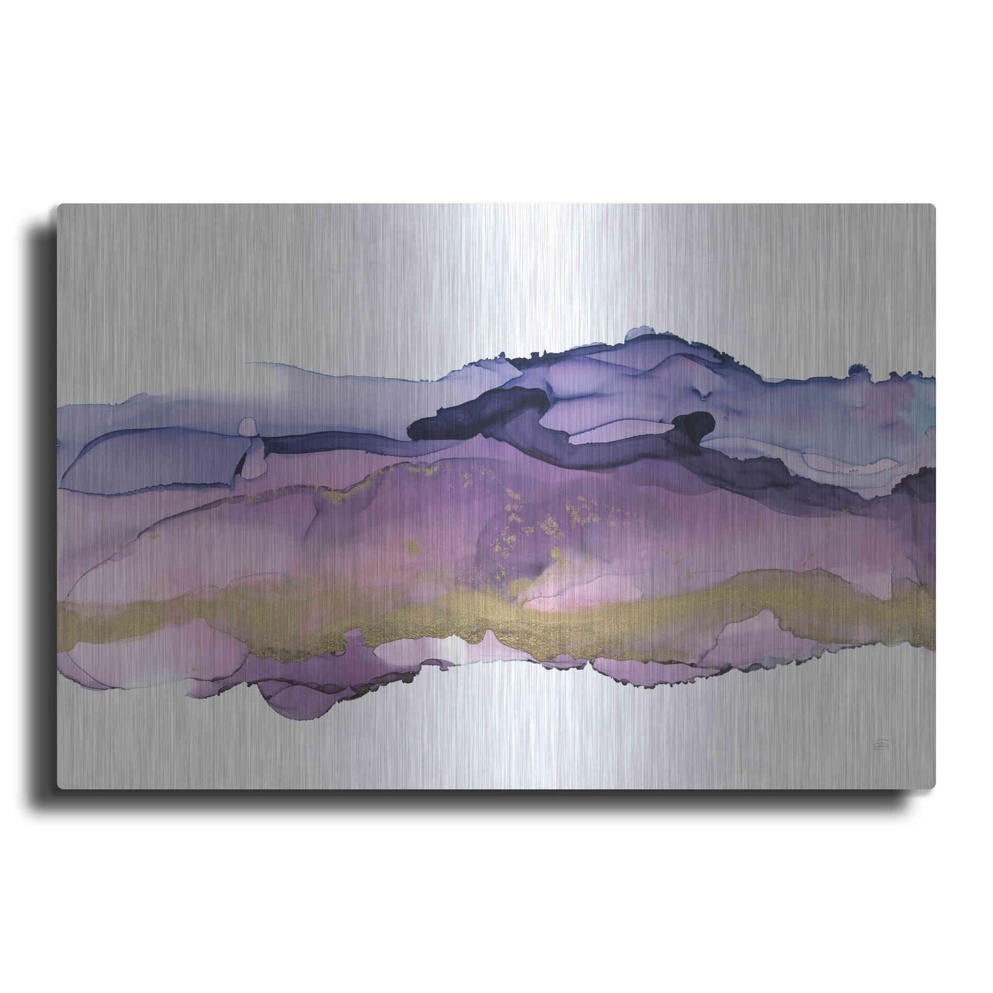 Luxe Metal Art 'Coastal Ink III' by Chris Paschke, Metal Wall Art