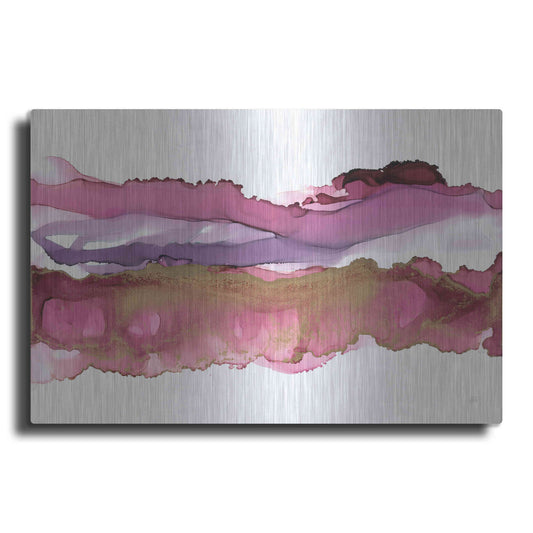 Luxe Metal Art 'Coastal Ink V' by Chris Paschke, Metal Wall Art