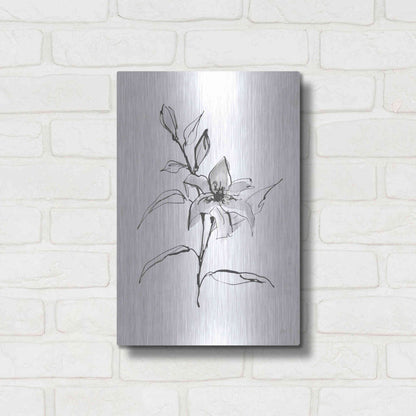 Luxe Metal Art 'Wash Tiger Lily' by Chris Paschke, Metal Wall Art,12x16