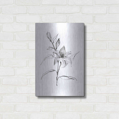 Luxe Metal Art 'Wash Tiger Lily' by Chris Paschke, Metal Wall Art,16x24