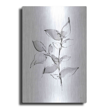 Luxe Metal Art 'Wash Leaf II' by Chris Paschke, Metal Wall Art