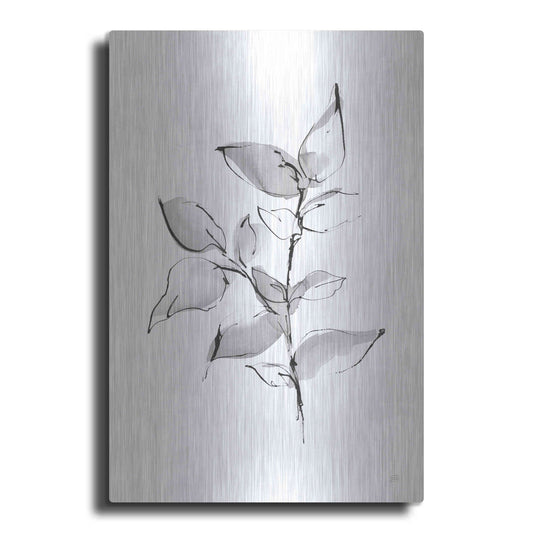 Luxe Metal Art 'Wash Leaf II' by Chris Paschke, Metal Wall Art