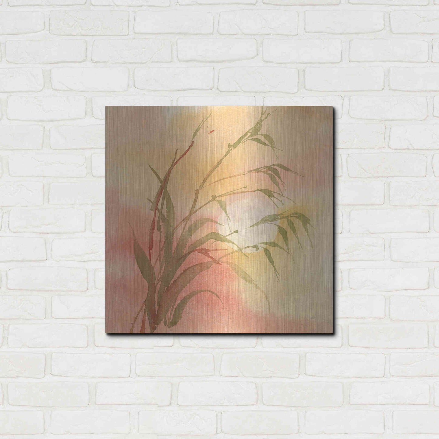 Luxe Metal Art 'Moon Season Autumn' by Chris Paschke, Metal Wall Art,24x24
