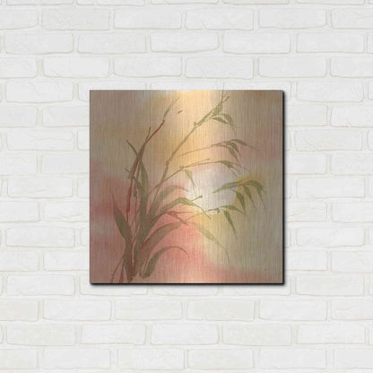 Luxe Metal Art 'Moon Season Autumn' by Chris Paschke, Metal Wall Art,24x24