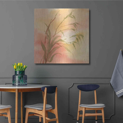 Luxe Metal Art 'Moon Season Autumn' by Chris Paschke, Metal Wall Art,36x36