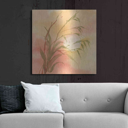 Luxe Metal Art 'Moon Season Autumn' by Chris Paschke, Metal Wall Art,36x36