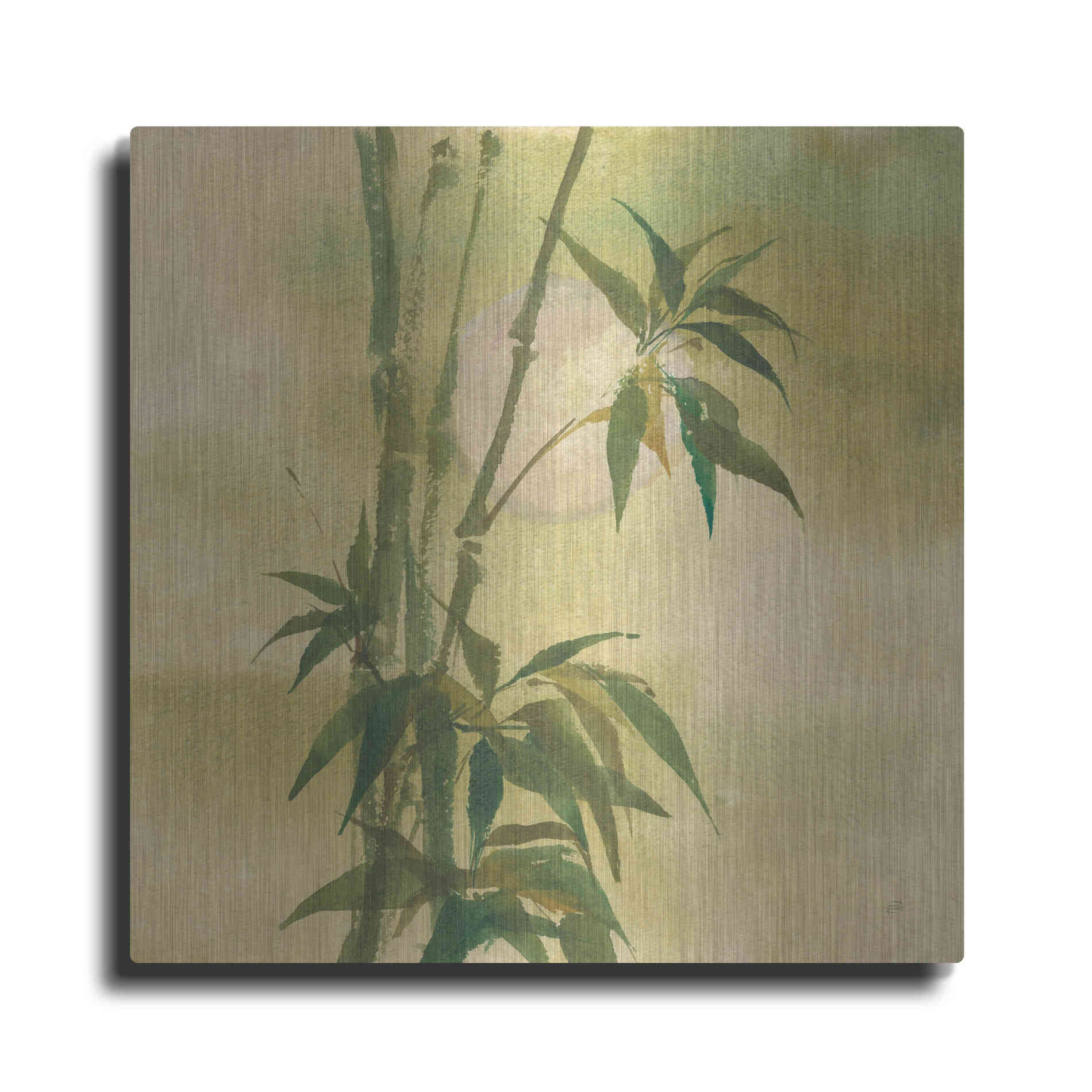 Luxe Metal Art 'Moon Season Spring' by Chris Paschke, Metal Wall Art