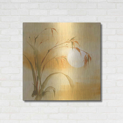 Luxe Metal Art 'Moon Season Summer' by Chris Paschke, Metal Wall Art,36x36