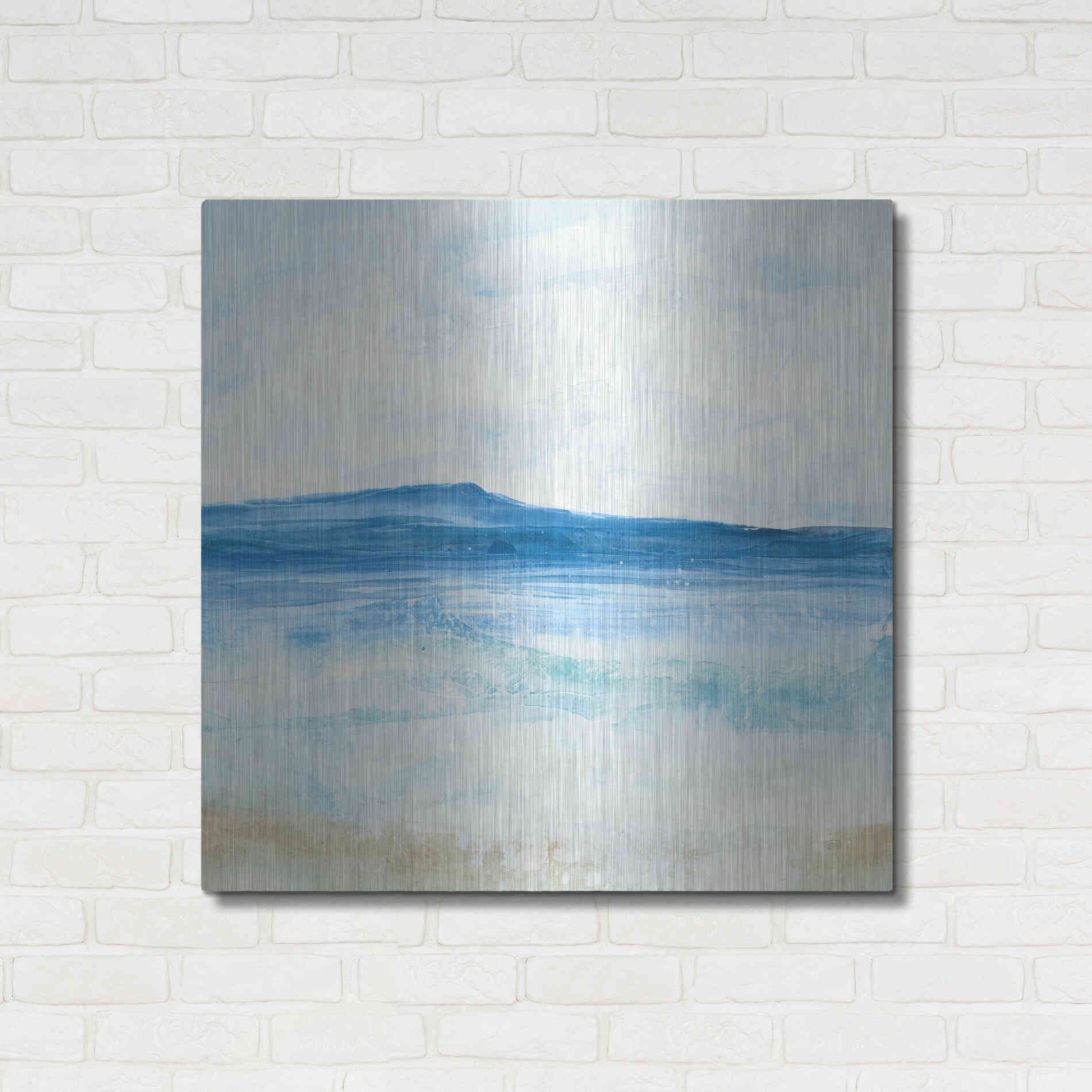 Luxe Metal Art 'Coastal II' by Chris Paschke, Metal Wall Art,36x36