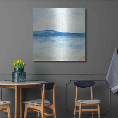 Luxe Metal Art 'Coastal II' by Chris Paschke, Metal Wall Art,36x36