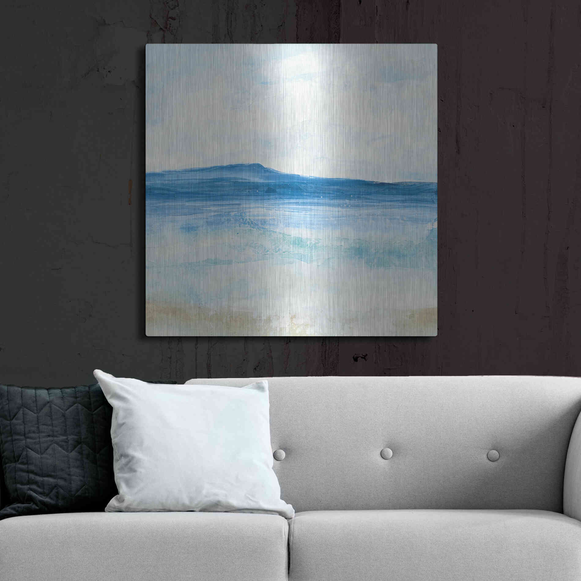 Luxe Metal Art 'Coastal II' by Chris Paschke, Metal Wall Art,36x36