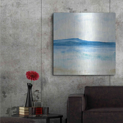 Luxe Metal Art 'Coastal II' by Chris Paschke, Metal Wall Art,36x36
