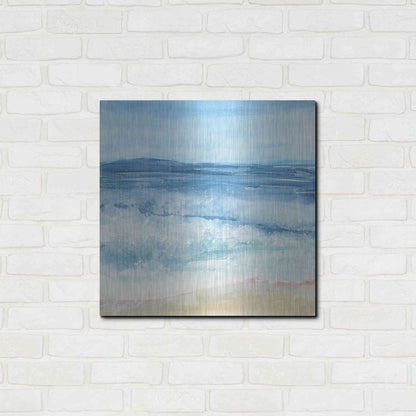 Luxe Metal Art 'Coastal III' by Chris Paschke, Metal Wall Art,24x24