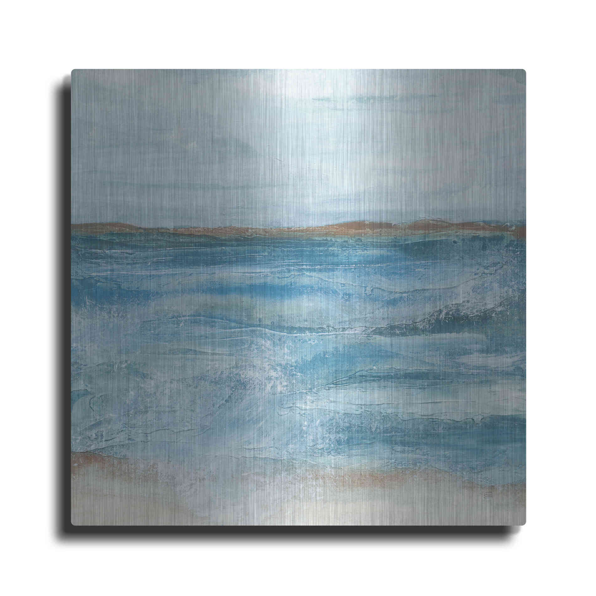 Luxe Metal Art 'Coastal V' by Chris Paschke, Metal Wall Art