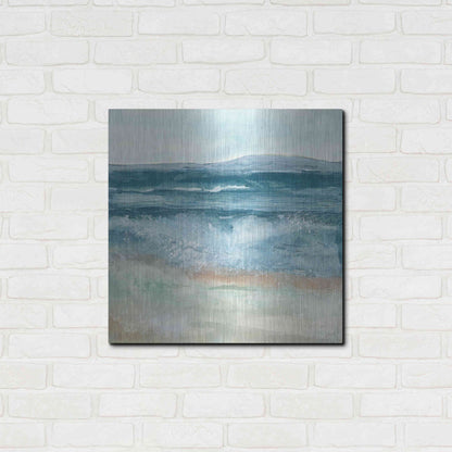 Luxe Metal Art 'Coastal VI' by Chris Paschke, Metal Wall Art,24x24