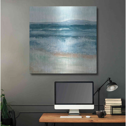 Luxe Metal Art 'Coastal VI' by Chris Paschke, Metal Wall Art,36x36