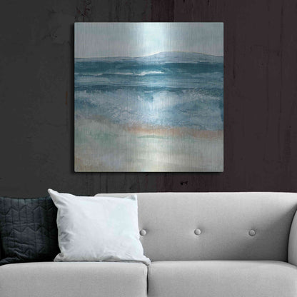 Luxe Metal Art 'Coastal VI' by Chris Paschke, Metal Wall Art,36x36