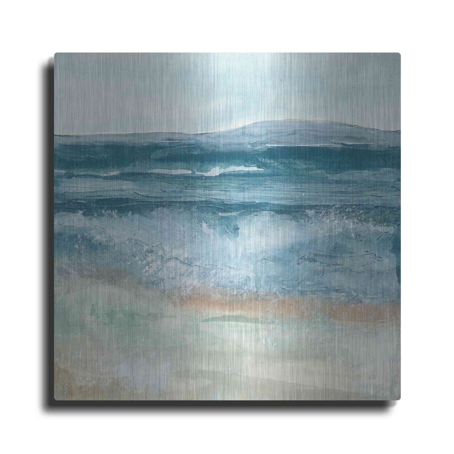 Luxe Metal Art 'Coastal VI' by Chris Paschke, Metal Wall Art