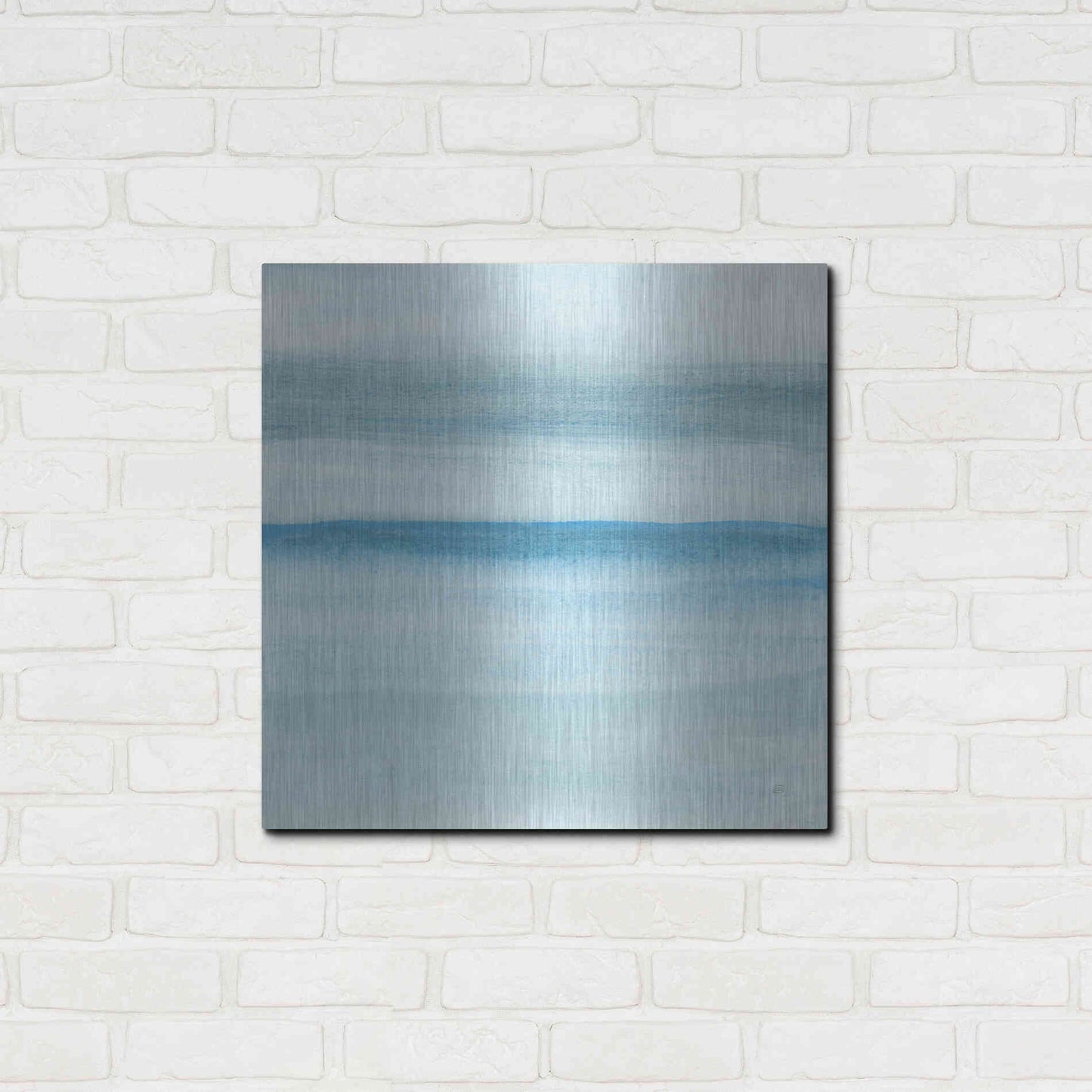 Luxe Metal Art 'Coastal Abstraction II' by Chris Paschke, Metal Wall Art,24x24